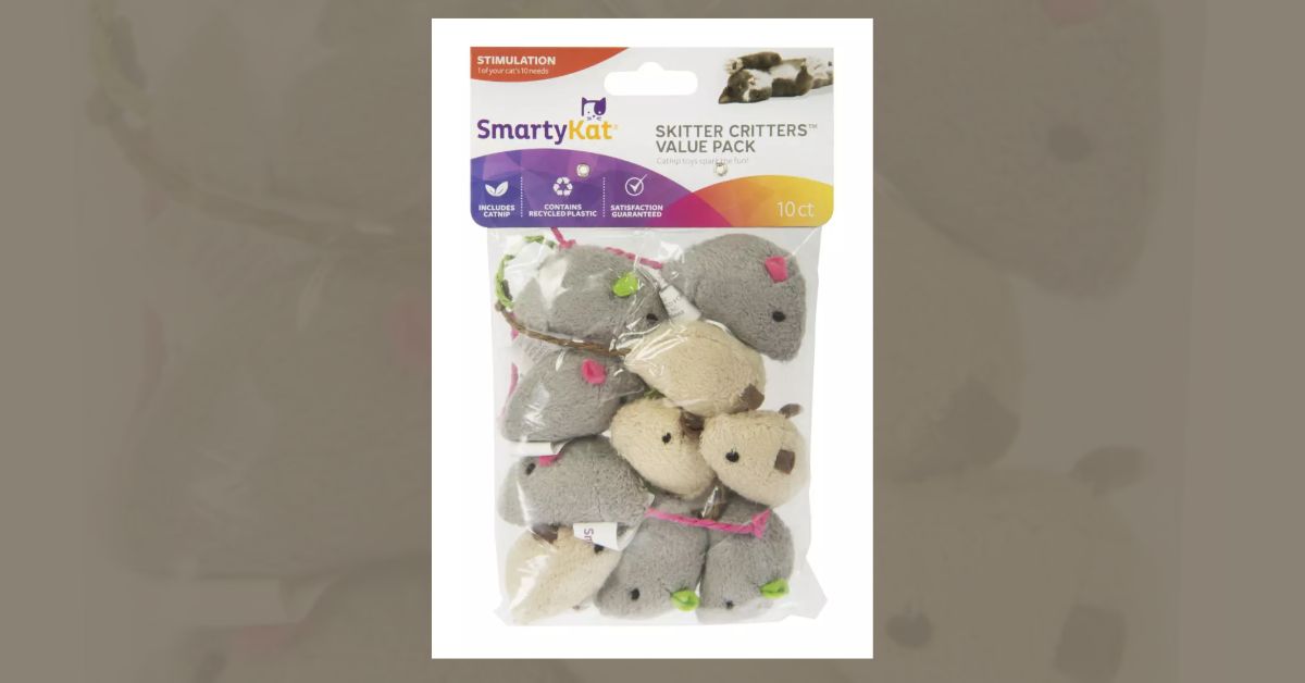 SmartyKat Skitter Critters Catnip Mice